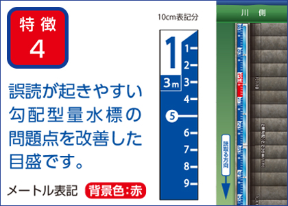 急勾配に設置した設備